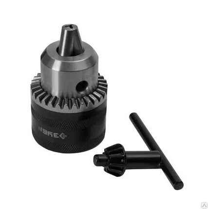 Фото №0 Патрон цельнометаллический для дрели ЗУБР 
ЭКСПЕРТ 2908-16-1/2 с ключом 16