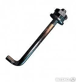 фото Болт фундаментный 1.1 М20х500 ГОСТ 24379.1-80