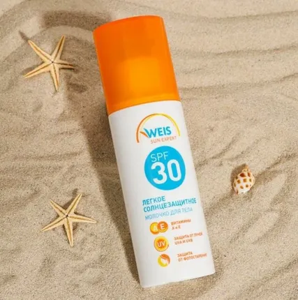 Фото №0 Молочко для загара Weis лёгкое, SPF 30, 140 мл
