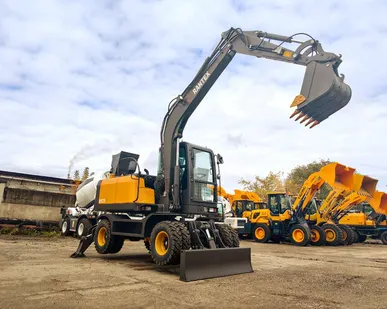 фото Колесный экскаватор Rantex XYC75