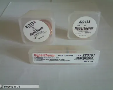 фото Продадим расходные материалы для плазменной резки Hypertherm HPR/HPRXD 130A/260A/400A.