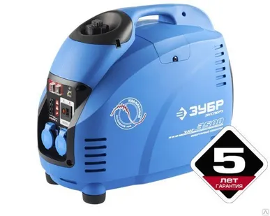 фото Генератор инверторный бензиновый Зубр ЗИГ-3500