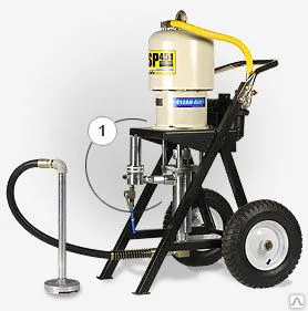 фото Окрасочный аппарат безвоздушного распыления с пневмоприводом ASP- 451