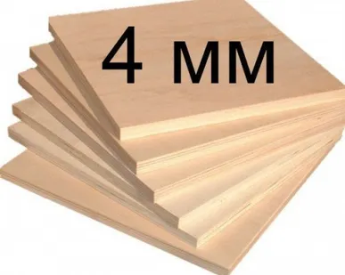 фото Березовая фанера, ФК, сорт 2/4, 1,52 x 1,52, 4мм