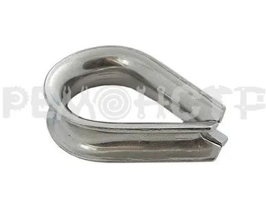 фото Коуш для канатов цинк DIN6899 D8 (10шт) П1 зз П