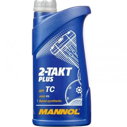 Фото №0 Моторное масло для мототехники MANNOL 2-Takt Plus API TC (1л.) 1404
