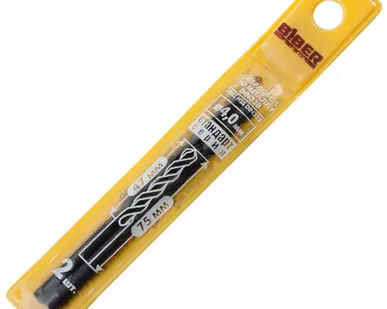 фото Сверло по металлу BIBER, HSS Стандарт, 4.0мм (уп.2шт)