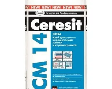 фото Клей для плитки Церезит CM-14/25 кг