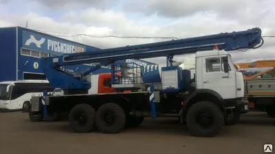 Фото №0 Автогидроподъемник ВИПО-36-01 на шасси КАМАЗ-43118 (6х6)