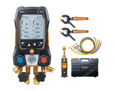 фото Цифровой манометрический коллектор Testo 557s комплект 2 в кейсе c шлангами