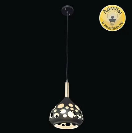 Фото №0 Подвесной светильник 2-4985-1-BK+FG Максисвет