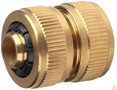 Фото №0 Муфта GRINDA "EXPERT" латунная, шланг-шланг, 3/4"