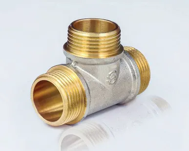 фото Тройник латунный наружная резьба, 3/4" Aquasfera 9010-02