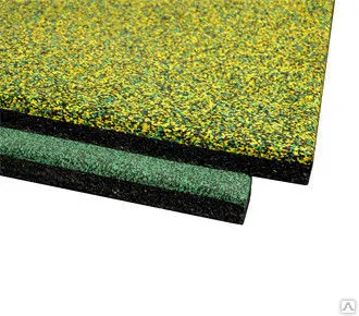 фото EcoStep Premium – резиновая плитка с уникальным верхним слоем из EPDM покры