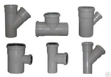 фото Тройник канализационный 90 град 50-50