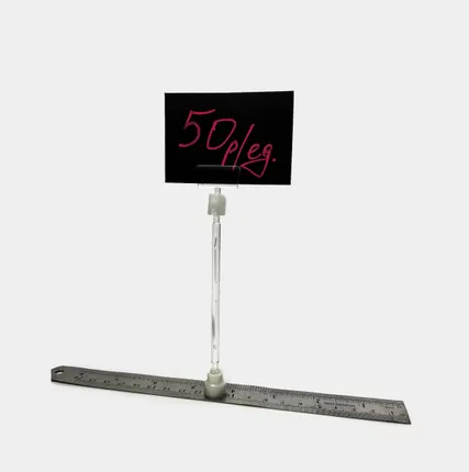 Фото №0 Ценникодержатель на магнитном держателе, длина ножки 100 мм, диаметр магнита 14 мм