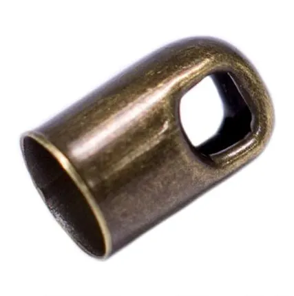 Фото №0 Концевик металл с отверстием 7 х 4 мм (8 х 5 мм) (бронза)