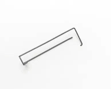 фото Крючок одинарный с ценникодержателем на экономпанель, L=200мм, цинк