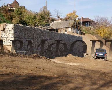 фото Конструкции из габионов