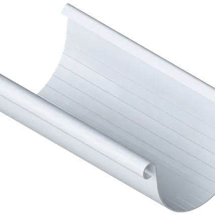 Фото №0 БЕЛЫЙ Жёлоб ПВХ колл. ЭЛИТ (4 м. х 1,6 мм. ? 125 мм.) 6 шт/уп АЛЬТА-ПРОФИЛЬ