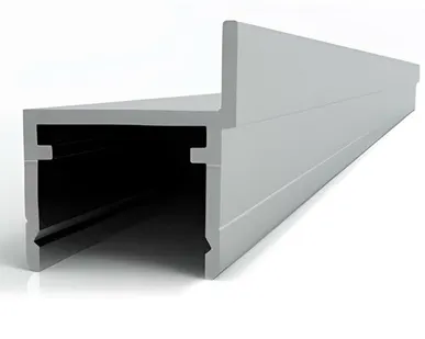 фото Притвор Укороченный Анод серебро профиль алюминиевый 6,0 м