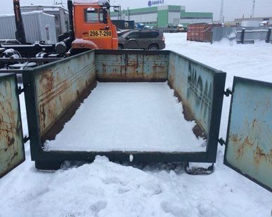 фото Вывоз мусора контейнером 10, 15, 27 куб.м.