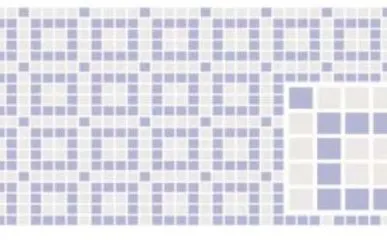 фото Панель ПВХ Мозаика шоколад сиреневый 955х480мм