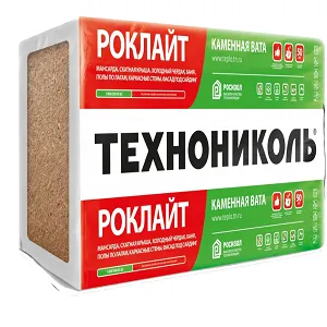 фото ТЕХНОНИКОЛЬ Роклайт 1200х600х50мм (8,64м2=0,432м3) (12шт) каменная вата