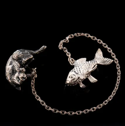 Фото №0 Ионизатор для воды «Кот-рыбак» (серебро 925*)