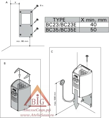 Фото №1 Печь для сауны Harvia Vega Compact BC 23 Е (без пульта)