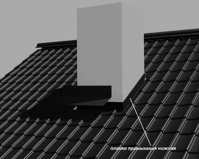 фото Планка примыкания нижняя полиэстер