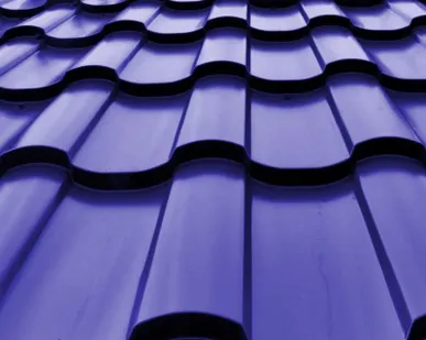 фото Металлочерепица Сицилия полиэстер RAL 5002 1120х0,5