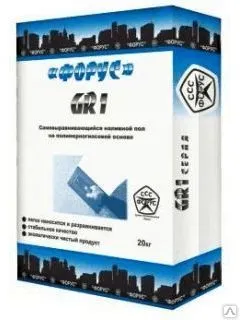 Фото №0 Наливной пол на полимерно-гипсовой основе 2-20мм «Forus GR1»