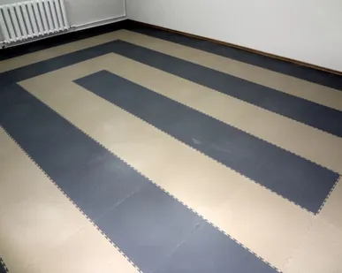 фото Пол для гаража, автосервиса, автомойки из модульных плит