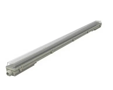 фото Светильник с отражателем влагозащ. СПП-Т8-G13 INDUSTRY 1276х60х55мм IP65 для LED ламп 1х1200мм Gauss 909410112