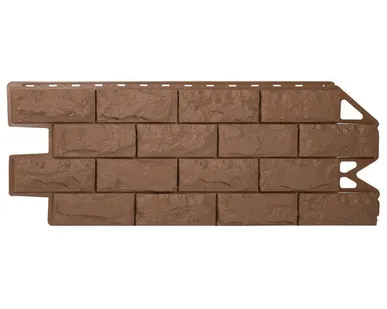 фото Фасадная панель (АП) "ФАГОТ" ЭКО Терракотовый 1160*450 мм (раб.размер 1015*427)