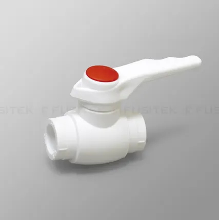 Фото №0 Кран шаровый 32 ПП, белый, Fusitek, усиленный