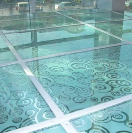 Фото №0 Пол стеклянный