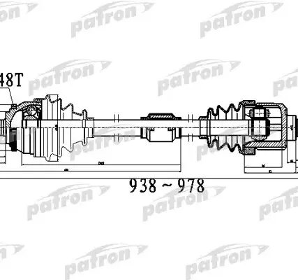Фото №0 PDS0500 Полуось