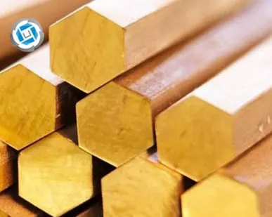 фото Шестигранник латунный Л63; 17; 3М