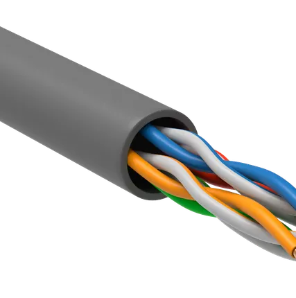 Фото №0 ITK UTP 4PR 24AWG Cat 5e. SOLID. INDOOR. PVS. Gray (305м)