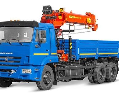 фото Бортовой автомобиль КАМАЗ 65117 с краном манипулятором Palfinger IT150