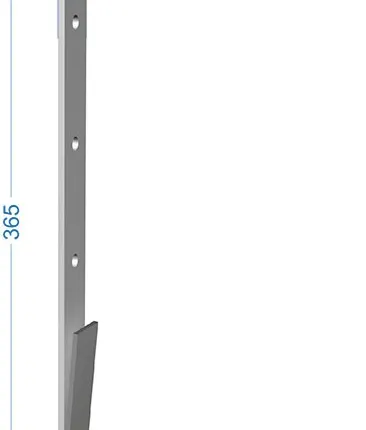 Фото №1 Кронштейн для желоба, металлический 300мм, шоколад Дёке LUX