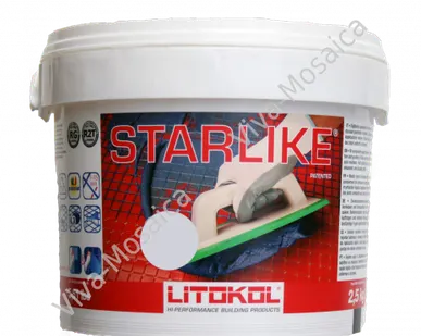 фото Затирка LITOKOL, LITOCHROM STARLIKE C.450 (Красный)2,5 кг