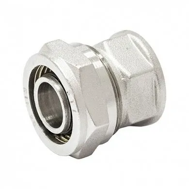 Фото №0 Муфта обжимная SF 32х1 VALTEC латунная с внутренней резьбой