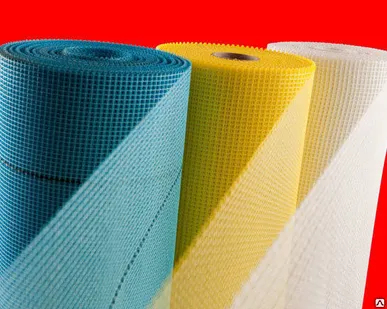 фото Фасадная сетка КРЕПИКС BauTex B (5х5) 1 мх50 м 160 г/м2 для штукат.работ