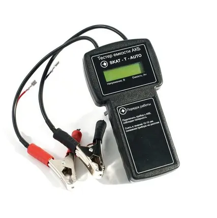 Фото №0 Тестер емкости аккумулятора автоматический (12В от 1.0 до 120А.ч) SKAT-T-AUTO Бастион 254