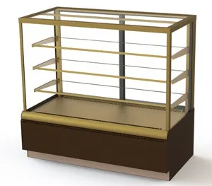 фото Витрина кондитерская Kayman K-ВК-900 ЛЮКС КВАДРО БРОНЗА