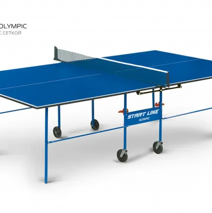 Фото №0 Стол теннисный START LINE OLYMPIC с сеткой синий