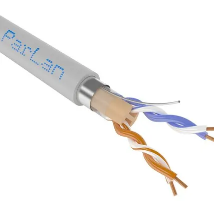 Фото №0 Кабель ParLan F/UTP Cat5e PVCLS нг(А)-FRLS 2х2х0,52 (305м)